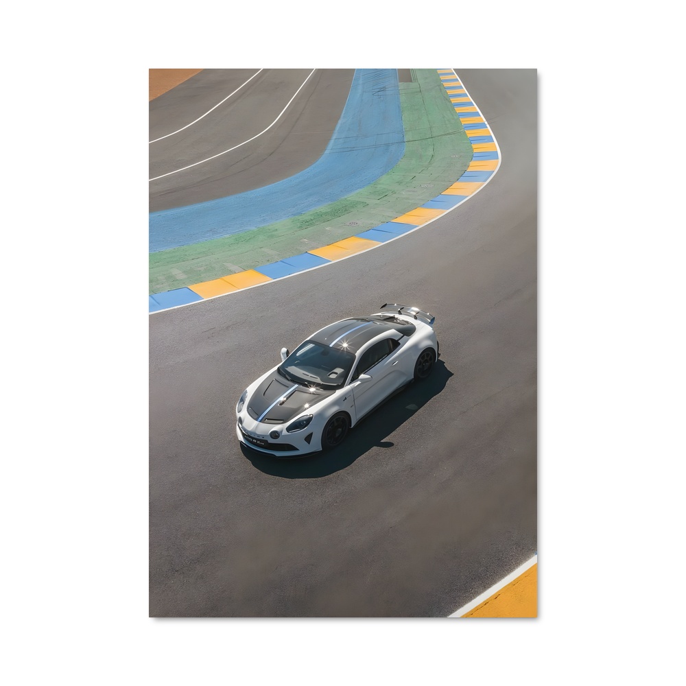 Poster Vitesse élégance circuit